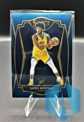 2020-21 Panini Select James Wiseman RC Premier Level #184 Warriors Rookie